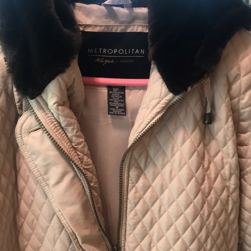 Womens Vintage Metropolitan NY 10001 Winter Jacket Size Medium